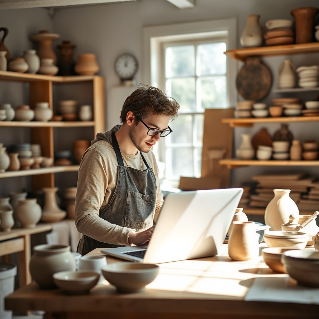 Immagine di ceramiche in cottura
